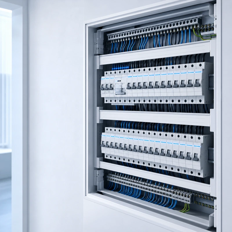Panel elektryczny z rozdzielnią Modern House
